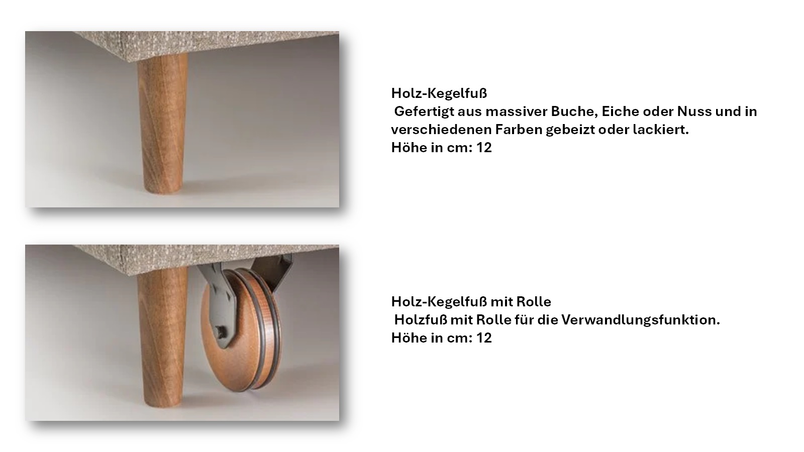 Fußvarianten