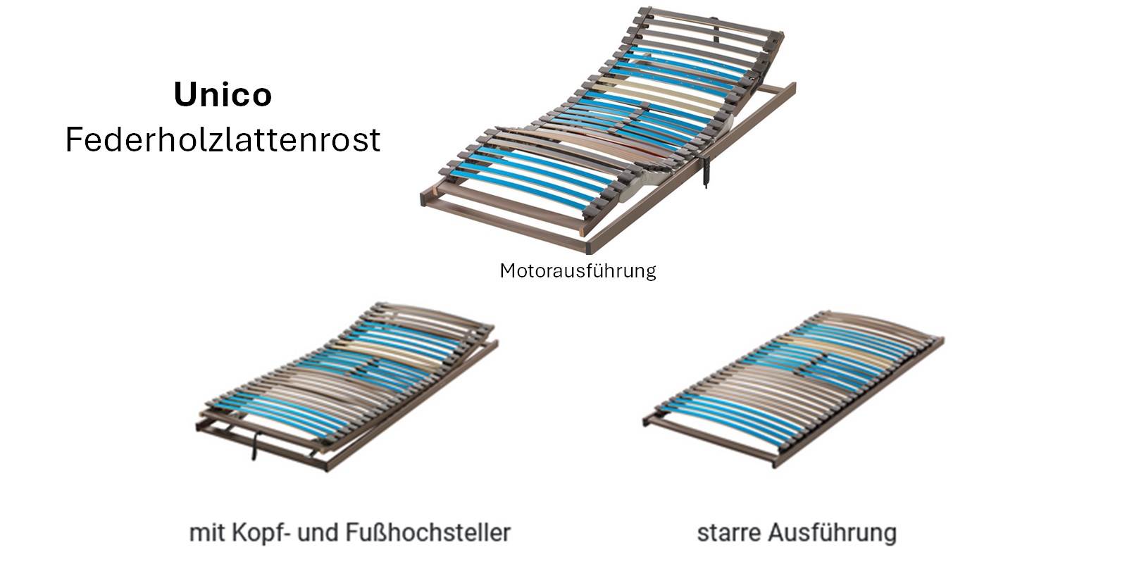 Unico  Federholzlattenrost