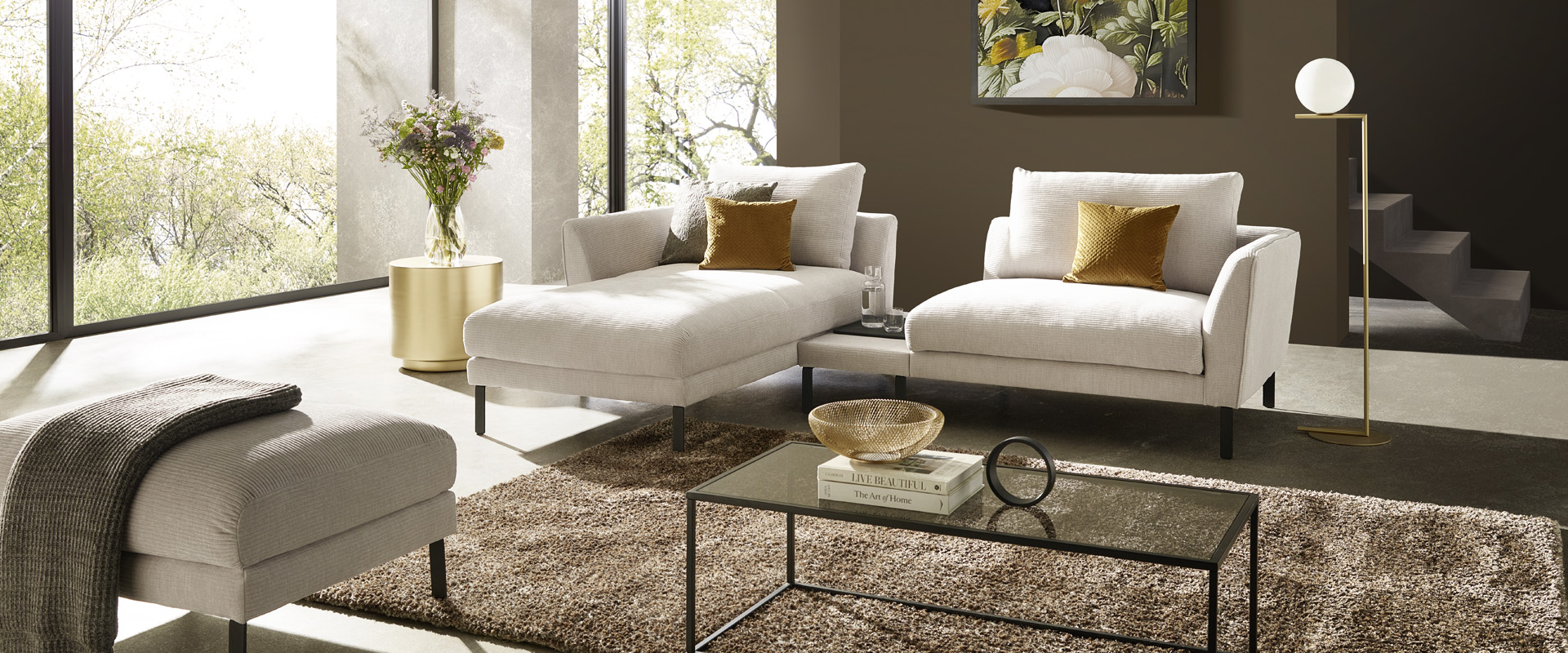 Luxussafa Modell Como